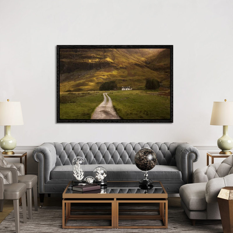 Scotland I by Daniel Kordan - Print on Canvas, 152.5 cm H x 101.5 cm W, Black Framed