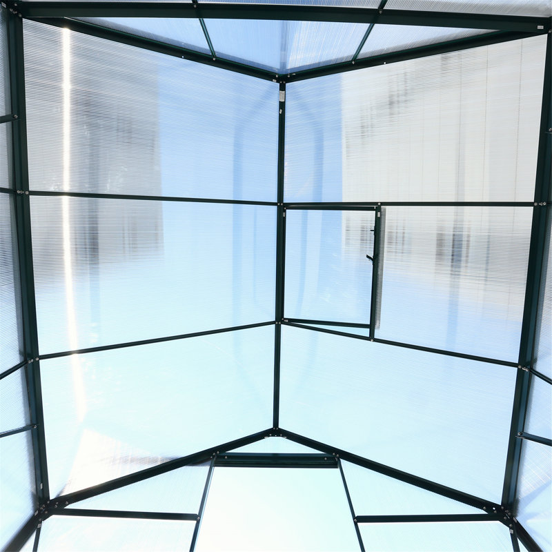 Greenhouse, 96.8" H x 75.2" W x 75.2" D, Green