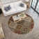 Tapis beige à motif géométrique Caudell