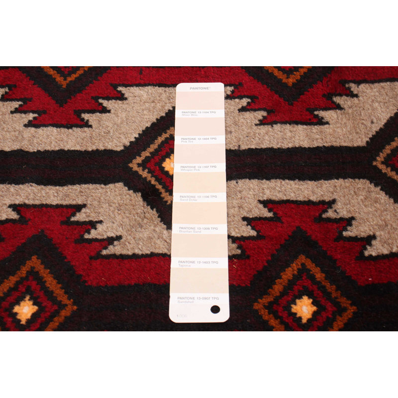 One-of-a-Kind 3'6" X 6'1" New Age Wool Area Rug in