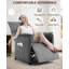 Fauteuil inclinable électrique - Fauteuil inclinable électrique réglable en tissu avec télécommande (gris)
