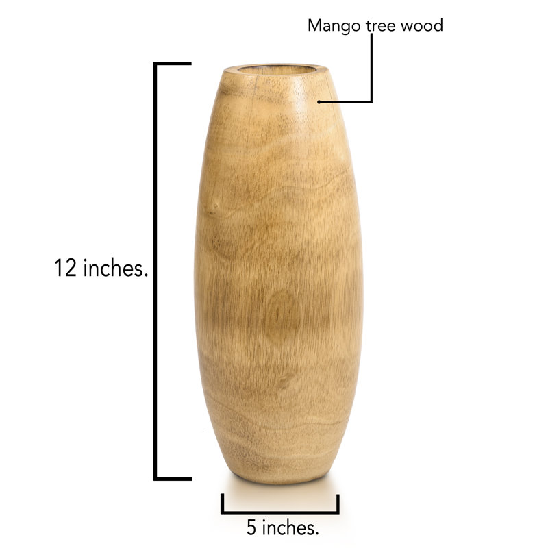 Vase de plancher en bois