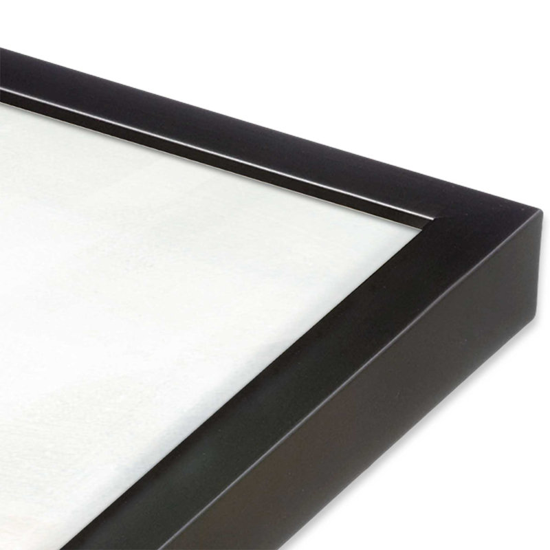 Soft Breeze Over Fields I, 13.75" H x 13.75" W, Open Corner Framed, Weathered Zinc