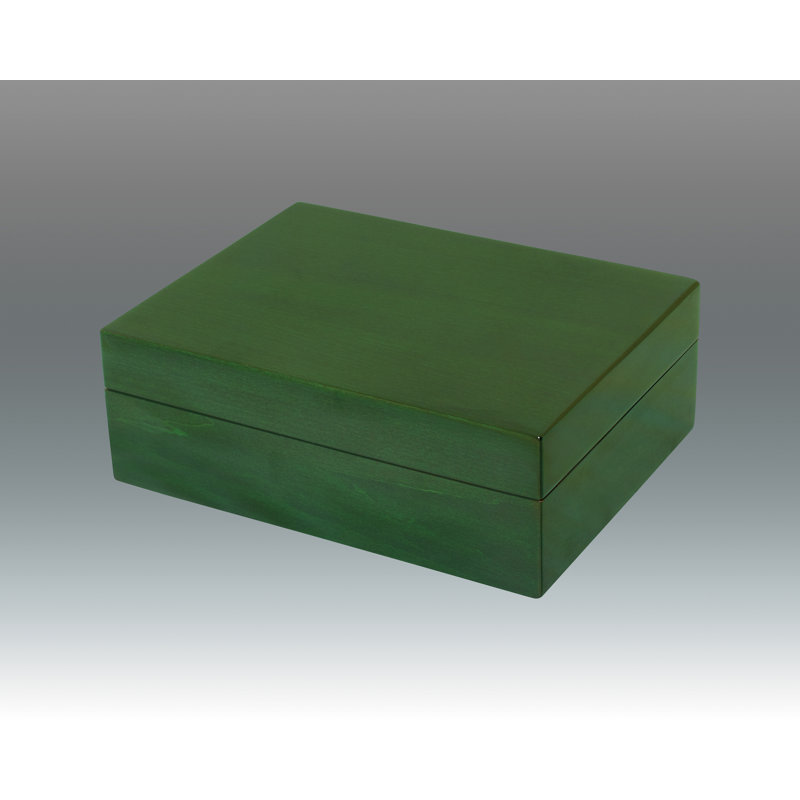 Solid Wood Decorative Box, Green