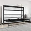 Lit escamotable simple avec tablettes - Lit escamotable mural peu encombrant-2107077845