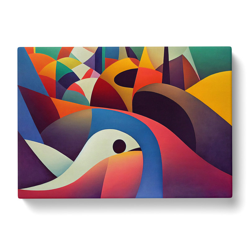 Exclusive Abstract Art - Wrapped Canvas Print, 35cm H x 50cm W x 3cm D