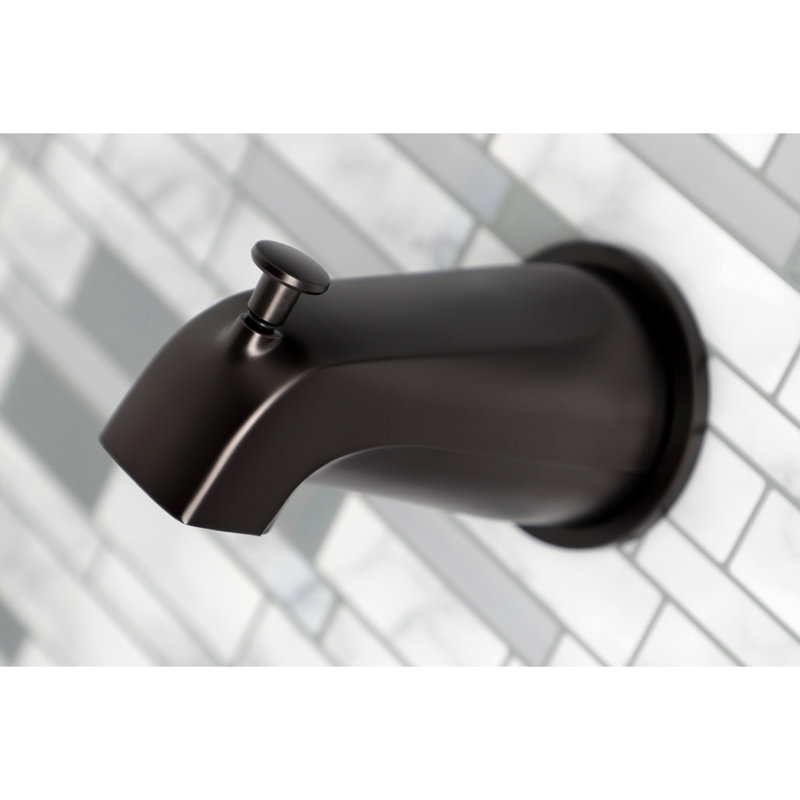 Kingston Brass Metropolitan Double-Handle Tub and Shower Faucet, Oil Rubbed Bronze