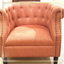 Fauteuil demi-tonneau rembourré contemporain Lily-1864048273