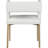 Caleb Upholstered Arm Chair in White-1340750130