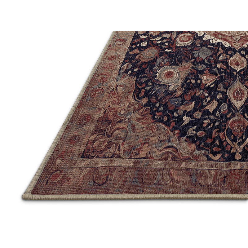 Tapis brun lavable à la machine, Rectangle 2 pi x 3 pi