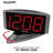 Sharp LED Digital Alarm Clock, Red LED Display, Swivel Base-95452421