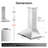 36 In.600 CFM Convertible Wall Mount Range Hood In Stainless Steel With Adjustable LED, Gesture Control-124965666-119881710