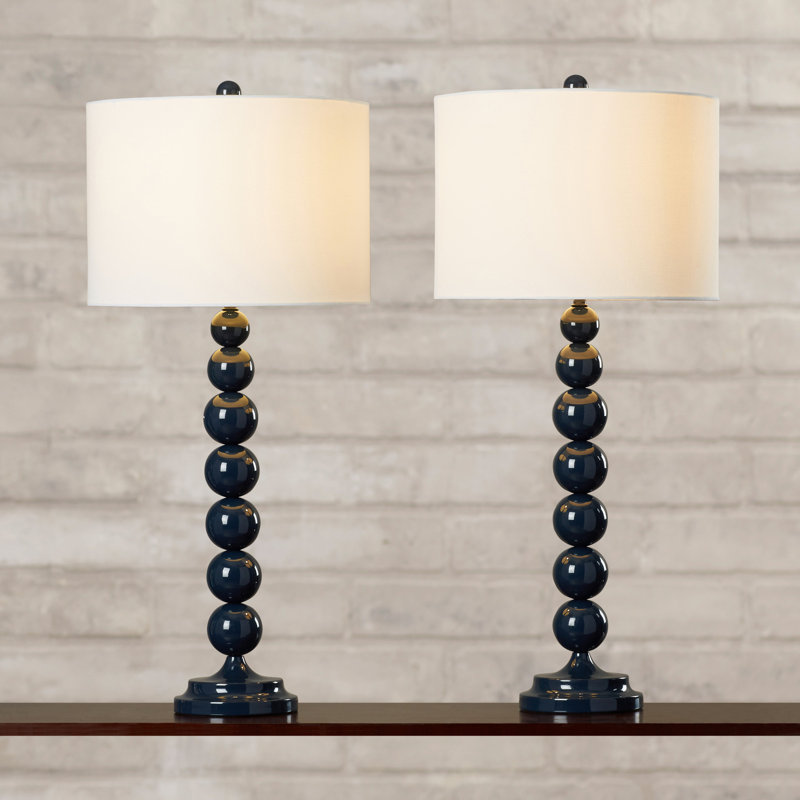 Rimini Metal Table Lamp, Navy