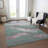 Machine Washable Indoor/Outdoor Xhevrie Sage Rug-1535989846