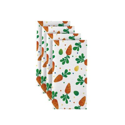 Polyester Floral Square Napkin