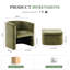 Accent Chair & Storable Ottoman Sherpa Chair w/Storage Ottoman - Plush & Space-Saving Design-1294644112