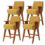 Tabouret de bar avec accoudoirs et pieds en bois Betty-1525081656