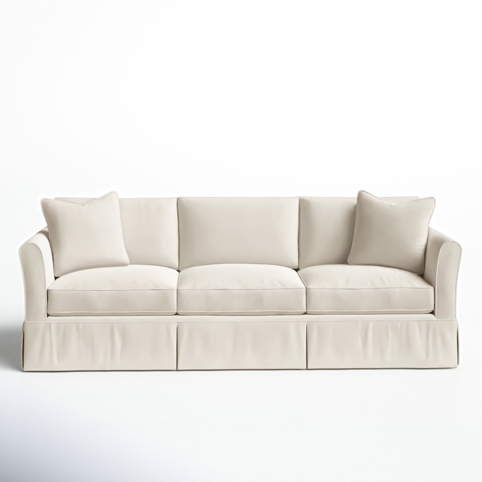 Shelby 82'' Upholstered Sofa, Canvas Canvas Sunbrella® Canvas