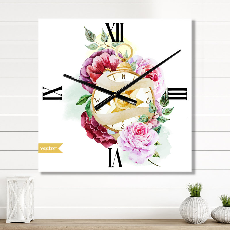 Horloge murale boussole, Grand
