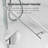 43 In. W * 58 In. H Frameless Folding Shower Doors For Bathtub, 1/4" (6Mm) Thick SGCC Tempered Glass Door, Bathroom Pivot Tub Glass Door-111493710