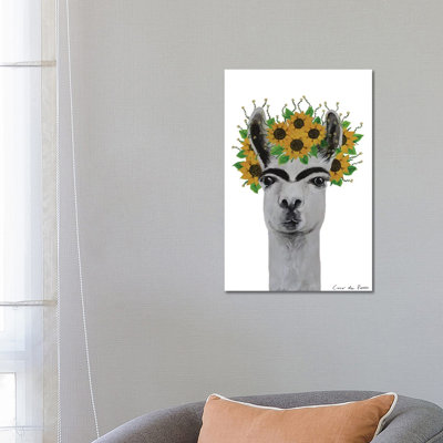 " Frida Kahlo Llama " by Coco De Paris