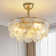 22" 7 - Blade Caged Crystal Ceiling Fan With Remote Control And Light Kit Included