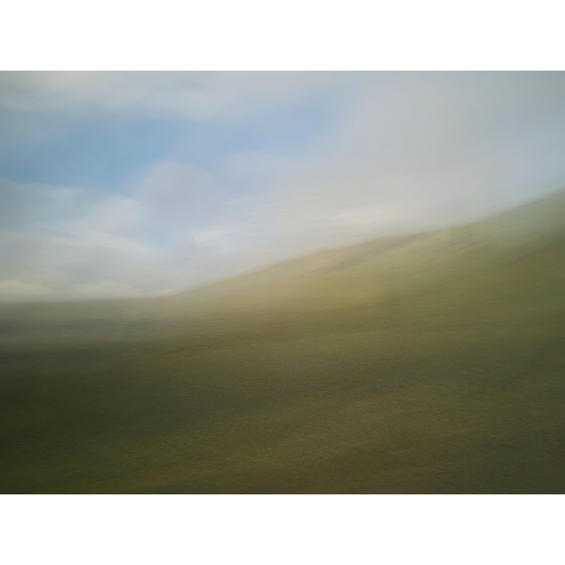 Bus Window 3 Print by Harold Davis, Black Framed Paper, 24" H x 30" W