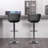 Anjolee 32.5'' Swivel Adjustable Height Counter Stool with Metal Frame-954967252