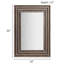 Miroir rectangulaire pour le salon, la chambre à coucher