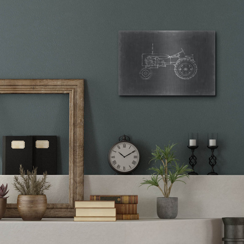 «Tractor Blueprint III» par Ethan Harper, H 12 po x l 16 po