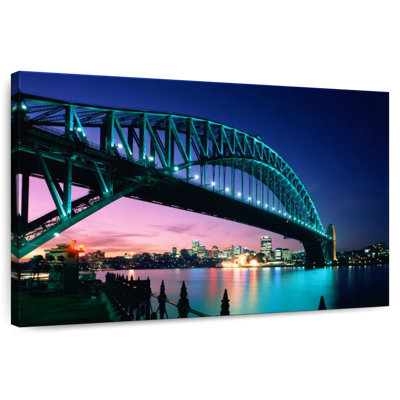 Ravi Sydney Harbour Bridge At Night