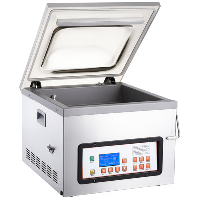 Chamber Vacuum Sealer 3.1 Gal Capacity, 12" Seal Bar Packing Machine for Home and Kitchen Use, 370W Commercial Oil Pump, Food Packaging System for Meats, Marinades, Jar Kits & Sous Vide