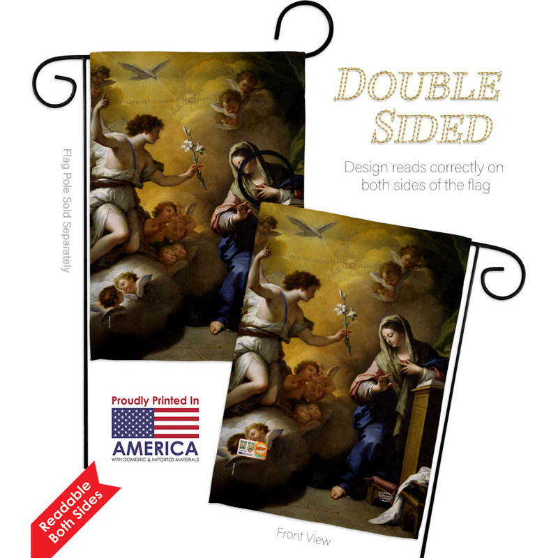 Ensemble de drapeaux en polyester 18,5 x 13 po Feast of the Annclos