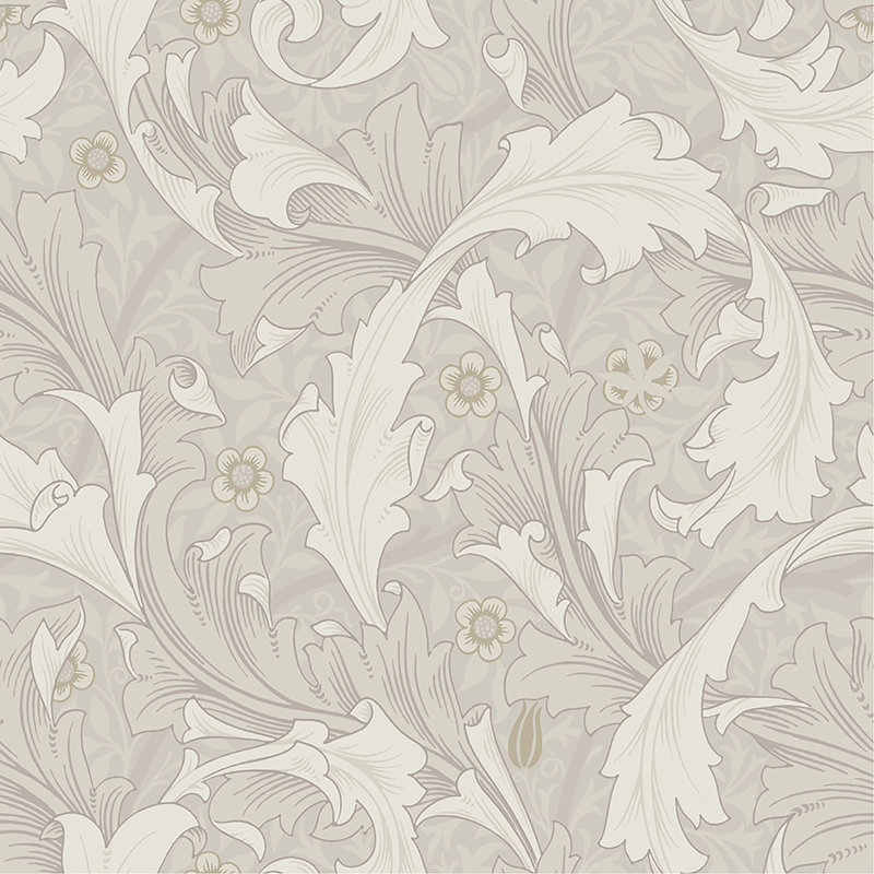 Rouleau de fleurs Granville, Blanc