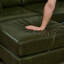120 " Faux Leather Sofa
