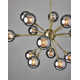 Lorraine 15 Light Metal Dimmable Sputnik Chandelier