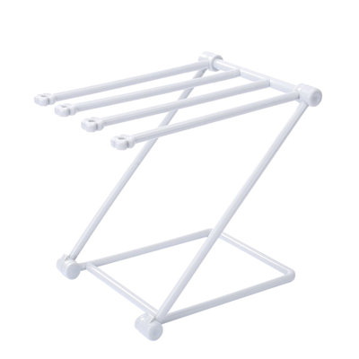 Kitchen Bathroom Multifunctional Towel Rack Hanger Plastic Rack