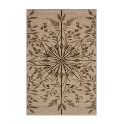 Machine Washable Nature Brown Area Rug