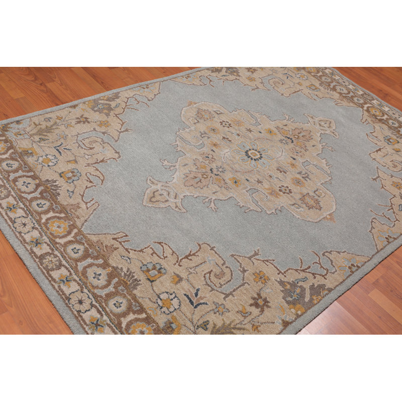 Depuy Wool Oriental Indoor Rug