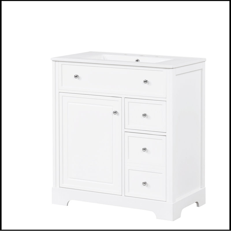 Meuble-lavabo simple avec plateau Sanzone 30,00