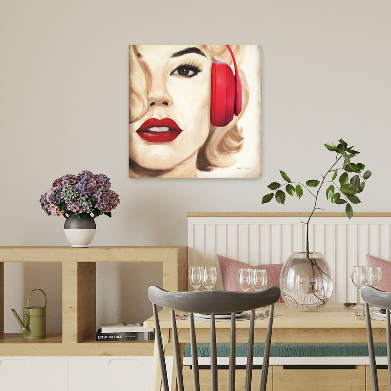 Art contemporain Portrait contemporain, H 18 po x l 18 po