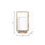 Lampes de table cylindriques en bois, éclairage rustique en bois naturel-813093920