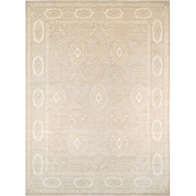 Bonview Oriental Area Rug in Silver