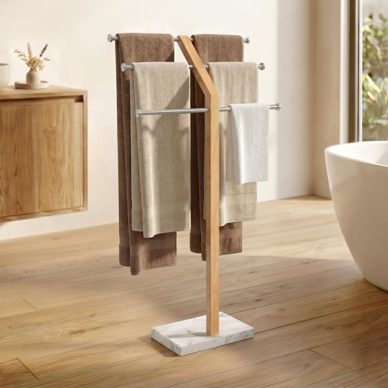 Porte-serviettes KES avec base en marbre