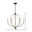 Shoshanna Iron 5-Light Chandelier