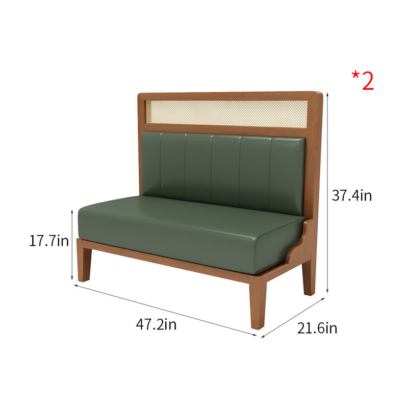 Banc rembourré en similicuir