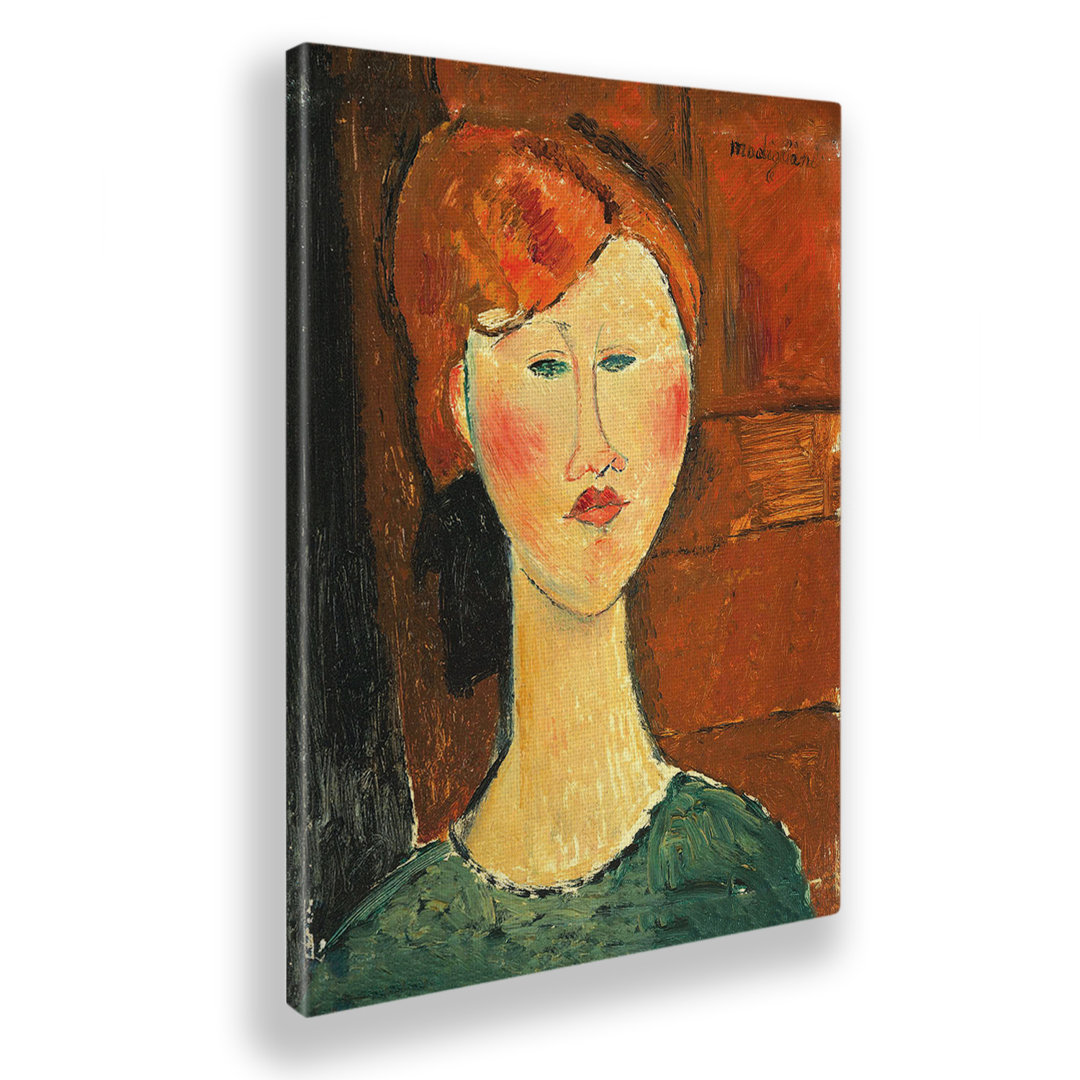 Amedeo Modigliani-Rothaarige Frau-Vertikal in, 95" H x 95" W