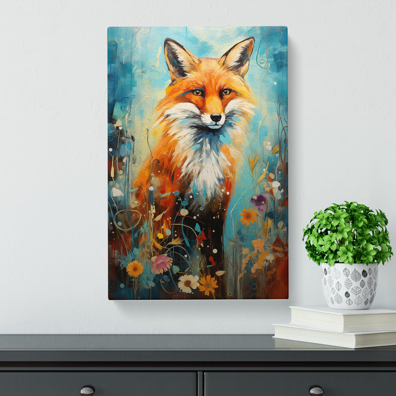 Fox Expressionism No.2 - Print, 60cm H x 40cm W x 3cm D