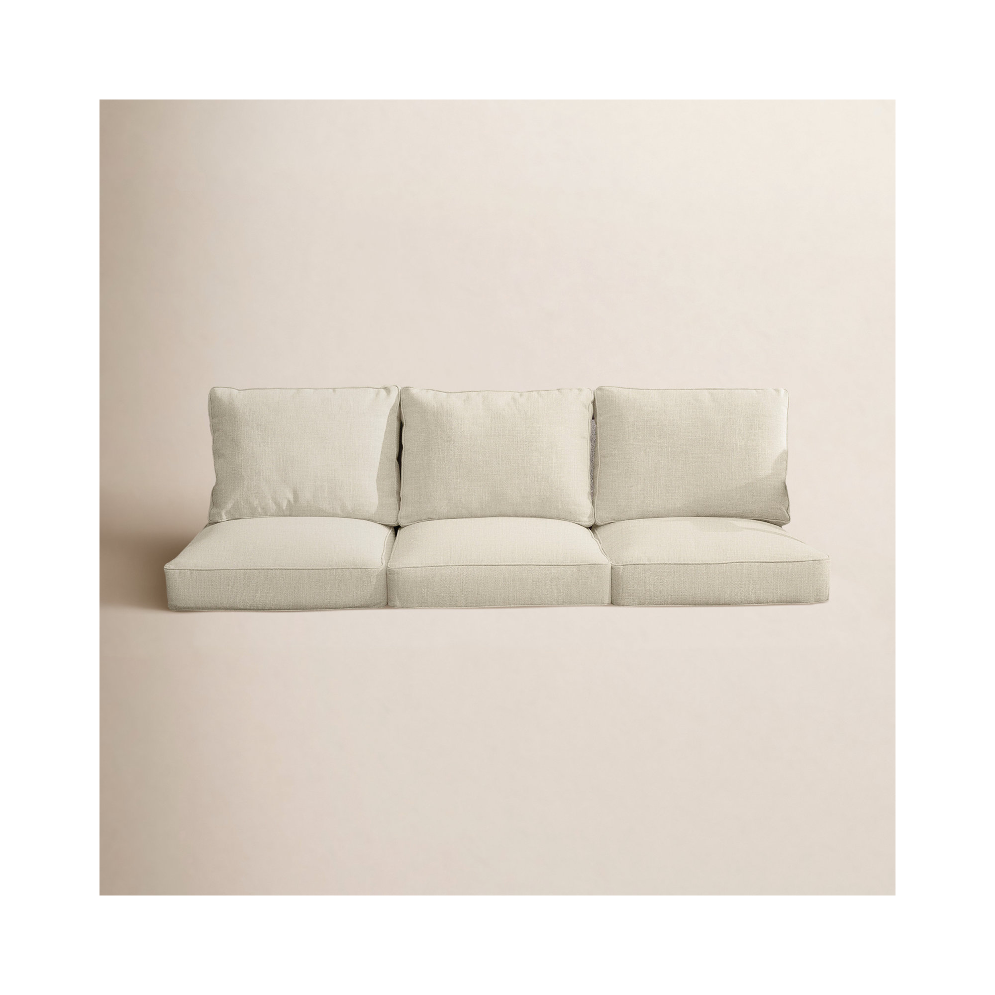 Outdoor Sofa, Canvas Cloud Sunbrella® Canvas, 23.50" W x 23" D