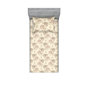 Mauve pâle, taupe, pêche / floral